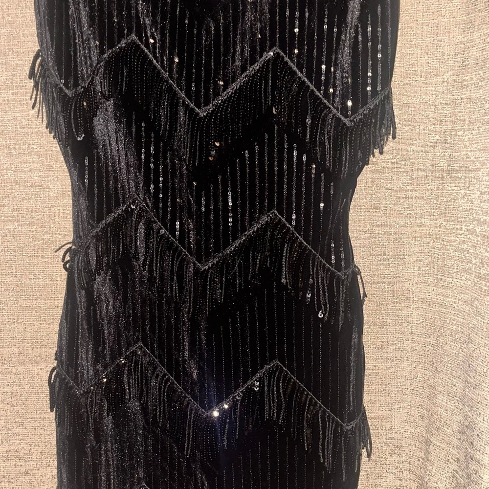 Zara Black Sequin Dress